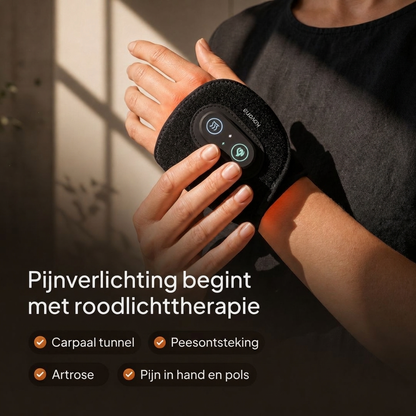 Pijnverlichting begint met roodlichttherapie