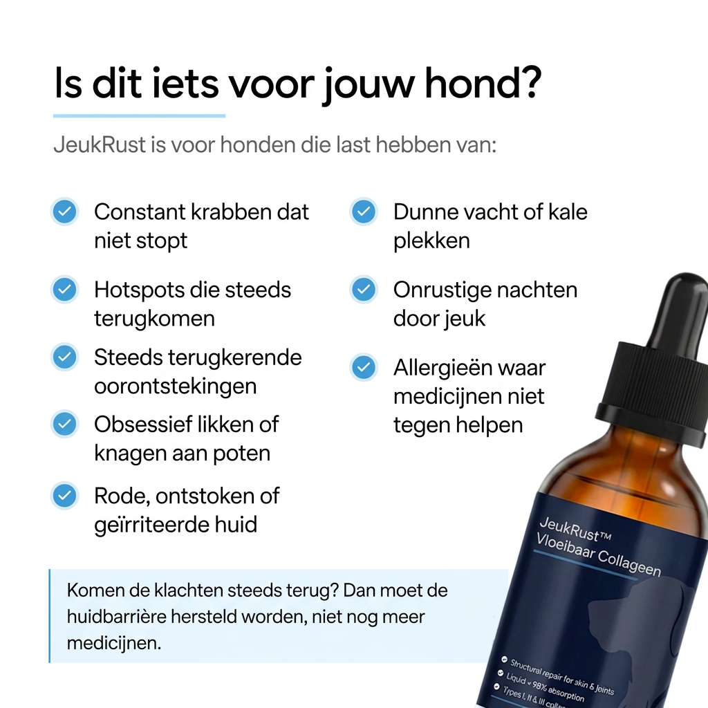 JeukRust vloeibaar collageen voor honden