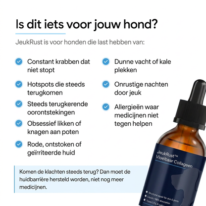 JeukRust vloeibaar collageen voor honden