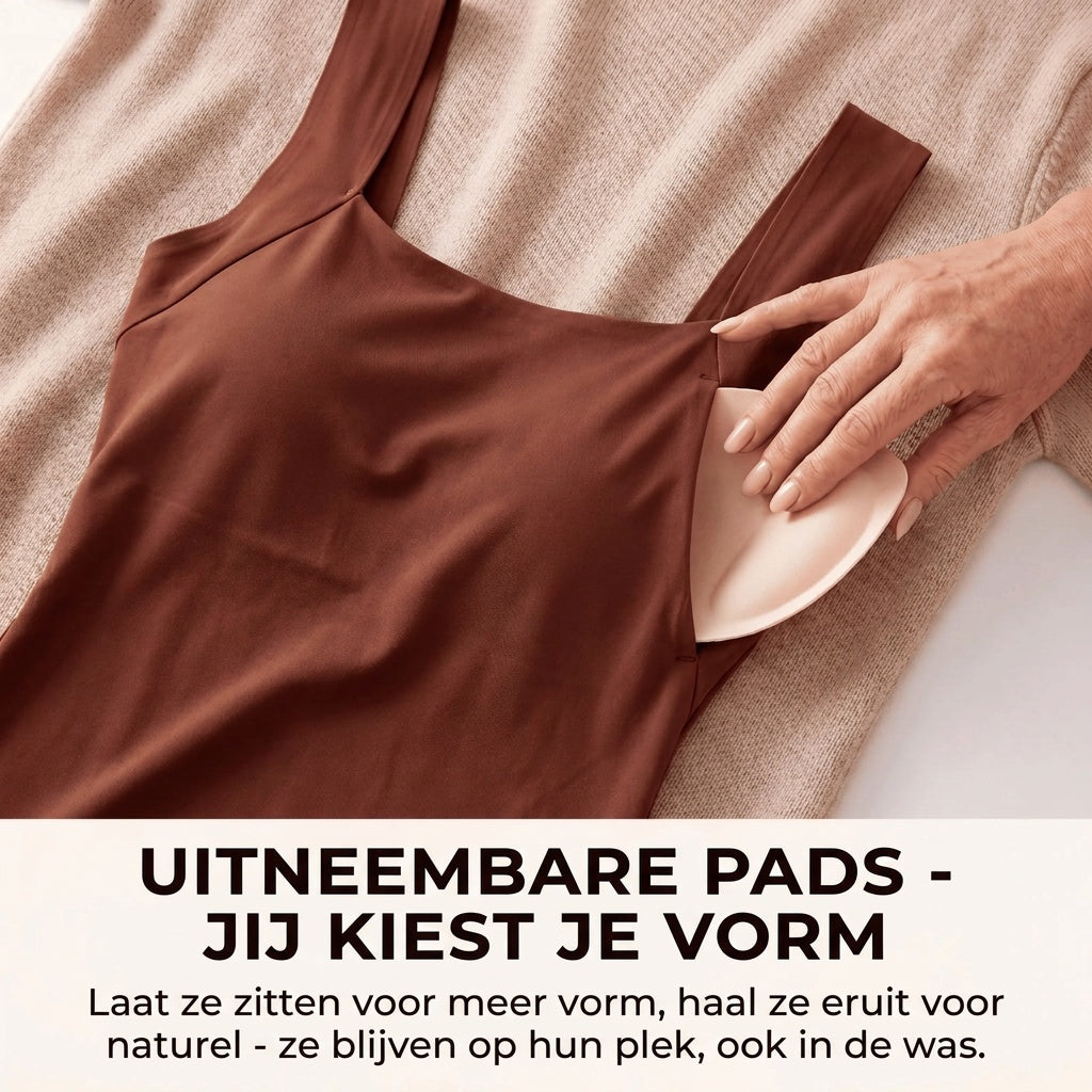 DraagRust top met ingebouwde bh