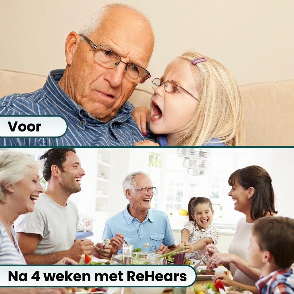 Voor en na 4 weken met ReHears