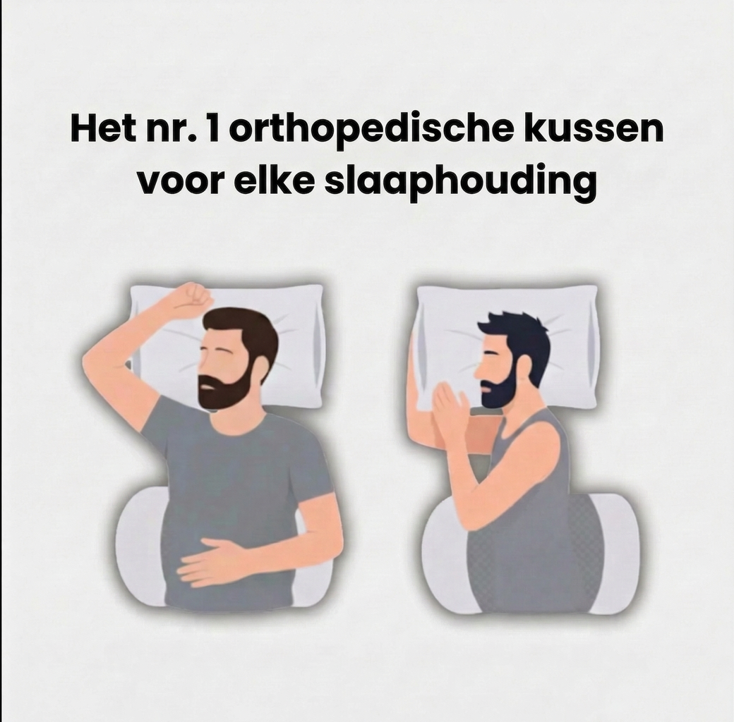 Orthopedisch kussen voor elke slaaphouding