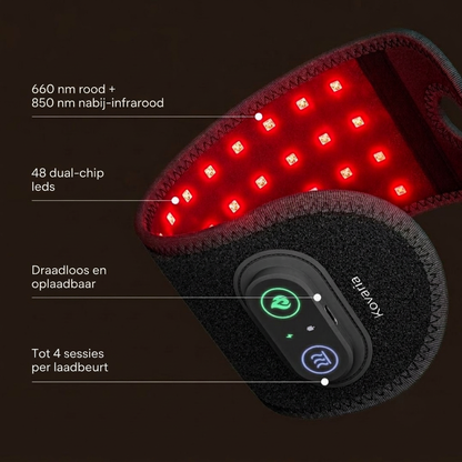 660 nm rood en 850 nm nabij-infrarood, 48 leds