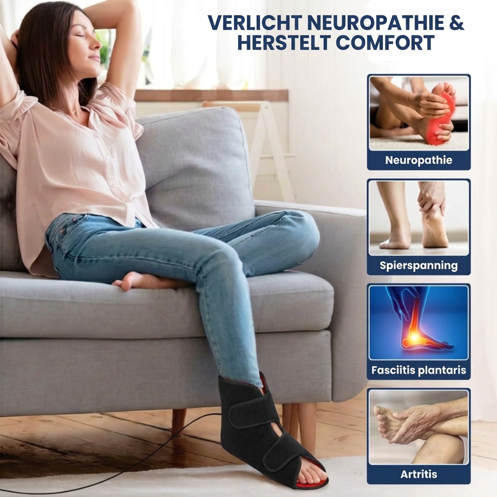 VoetRust™ Roodlichttherapie voor Neuropathie