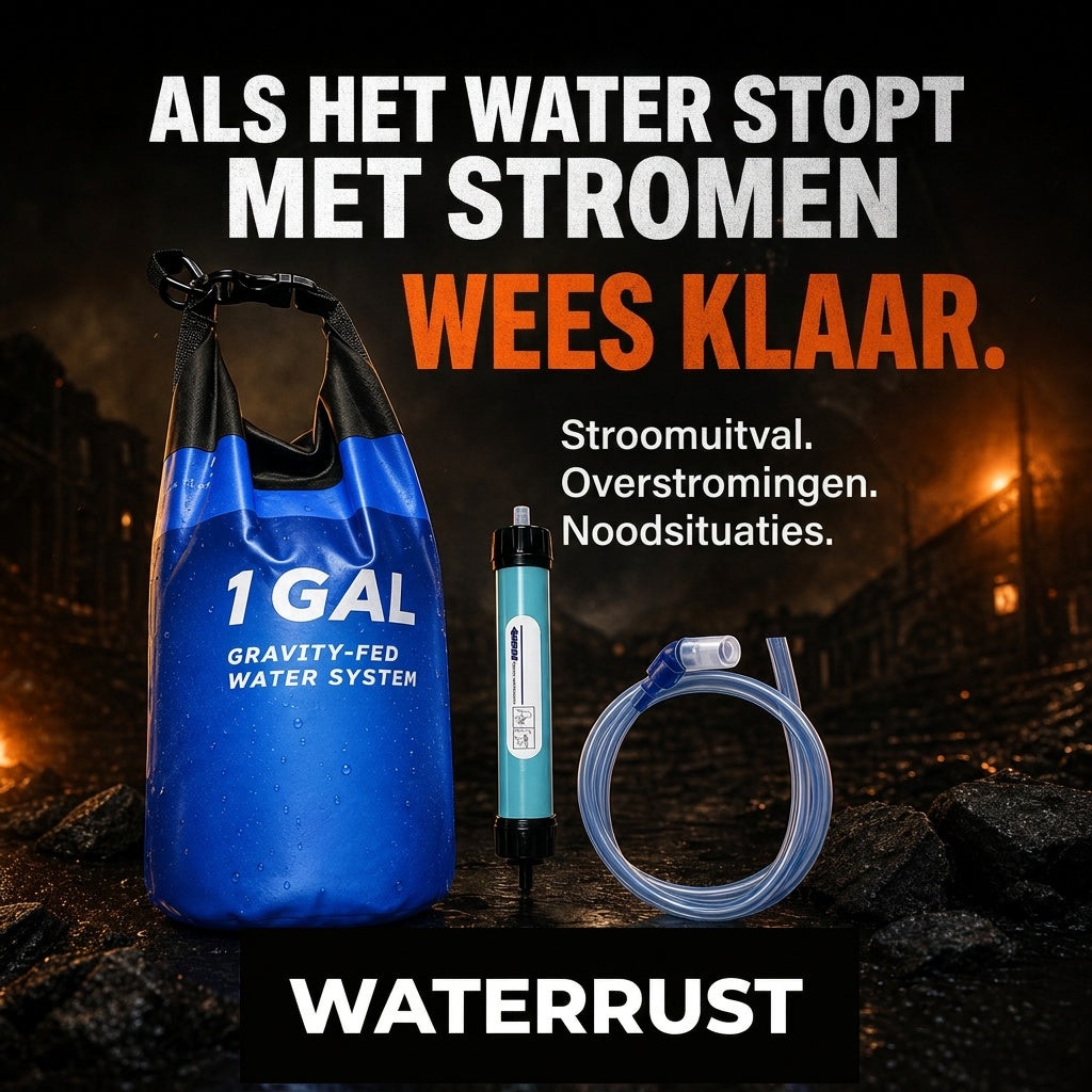 WaterRust: wees klaar als het water stopt